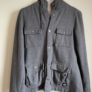 VANS Gray/Red Sweater